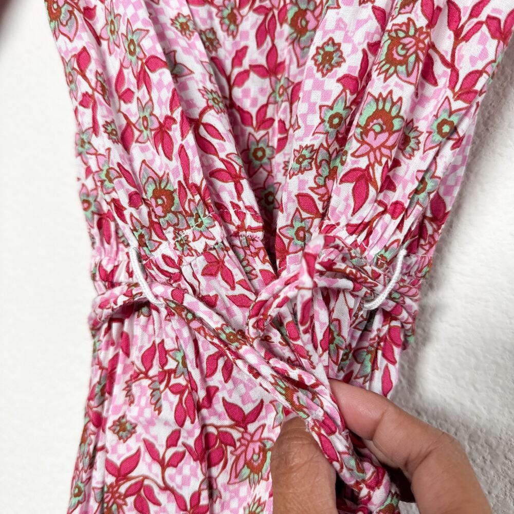 Poupette St Barth Floral Tassel Tiered Mini Dress – Size S - Picture 7 of 13